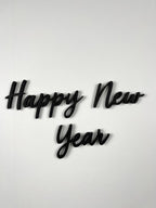 3D Wanddeko „Happy New Year“ – stilvoller Schriftzug für deine Silvester-Deko