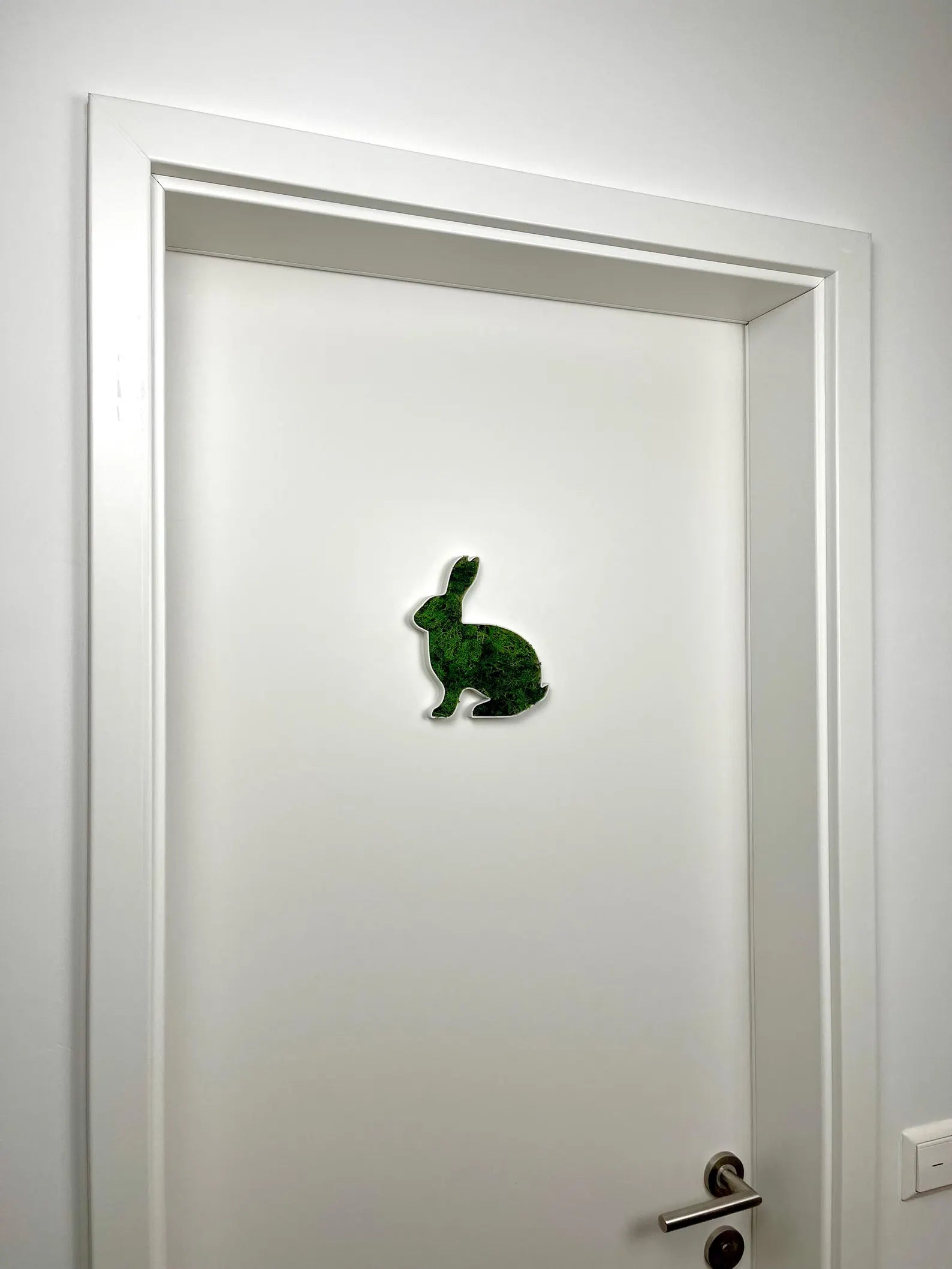 3D gedruckter Hase mit Moos