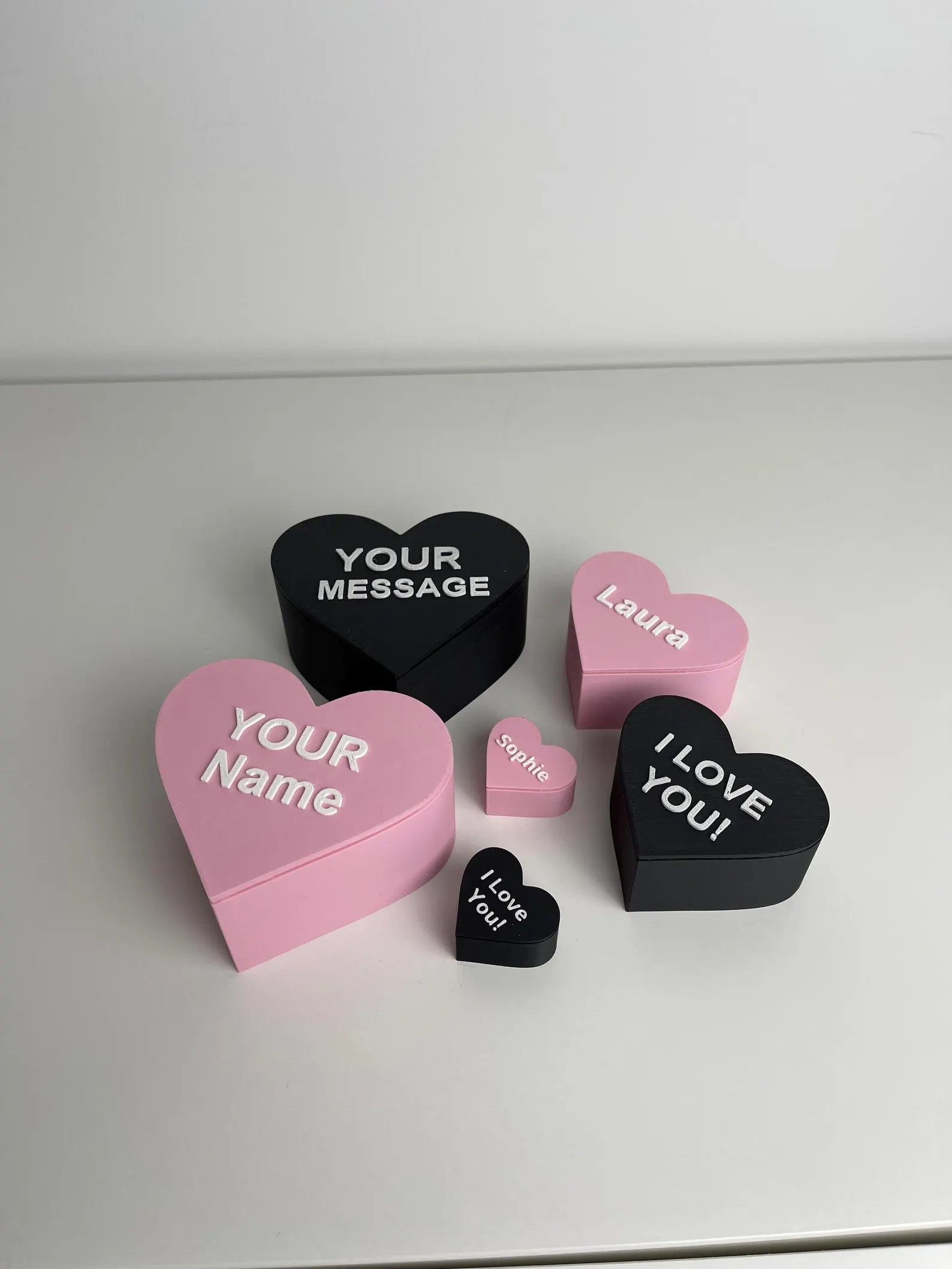 Personalisierbare Herzbox