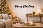 3D Wanddeko „Merry Christmas“ – festlicher Schriftzug für dein Zuhause