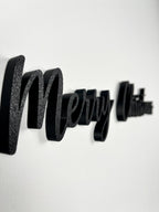3D Wanddeko „Merry Christmas“ – festlicher Schriftzug für dein Zuhause