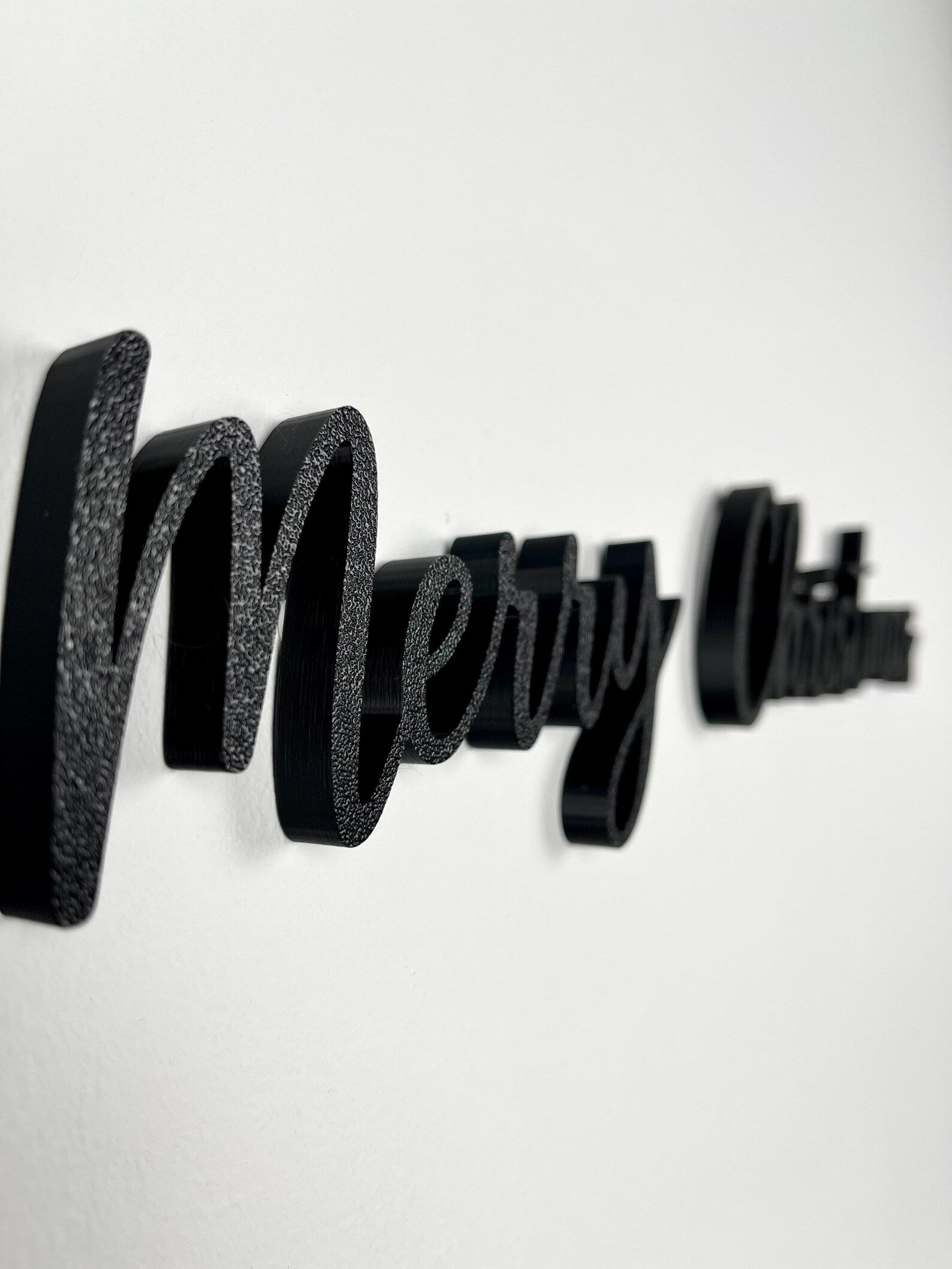 3D Wanddeko „Merry Christmas“ – festlicher Schriftzug für dein Zuhause