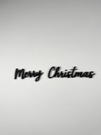 3D Wanddeko „Merry Christmas“ – festlicher Schriftzug für dein Zuhause
