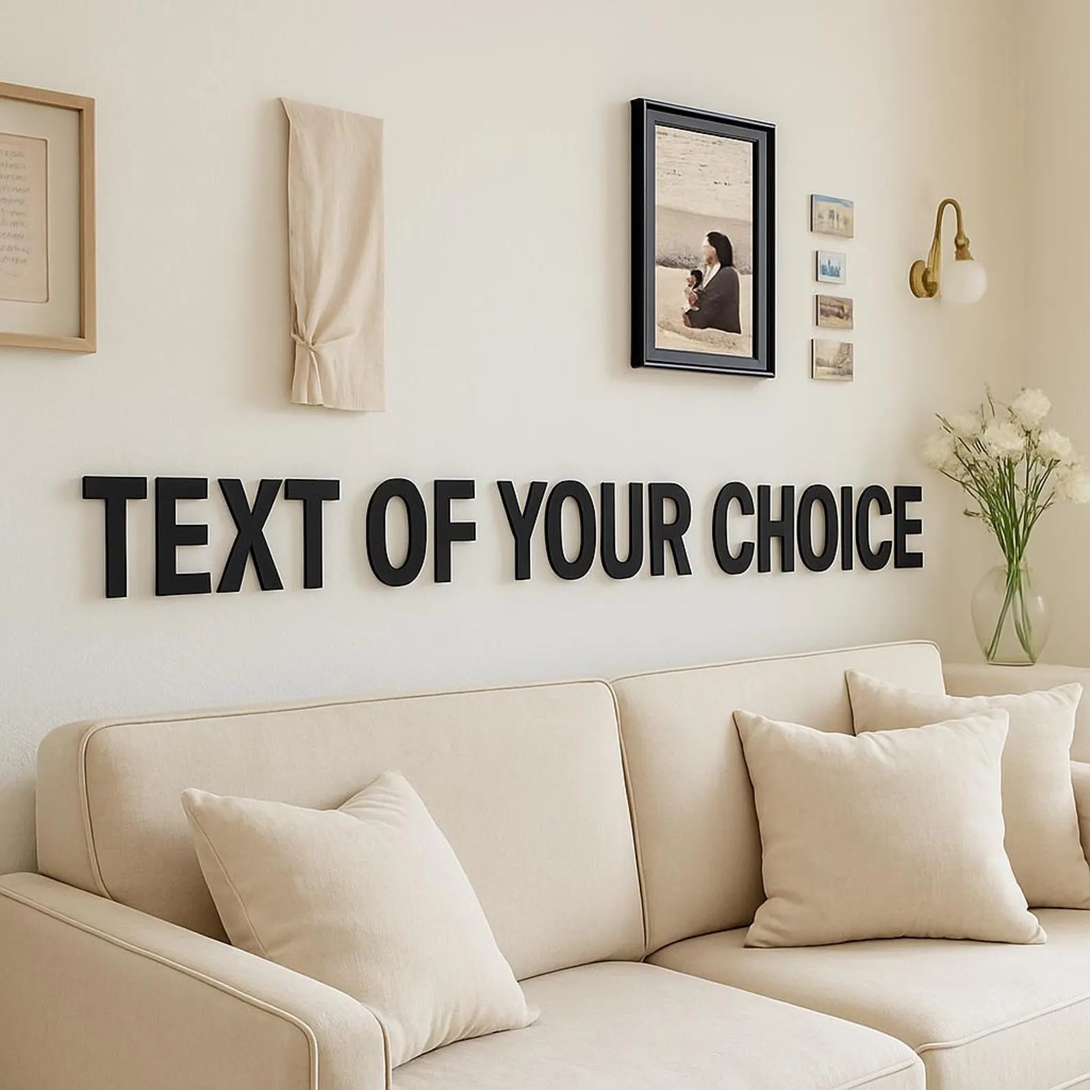 3D Wandbuchstaben personalisiert – modern, individuell &amp; einfach montiert