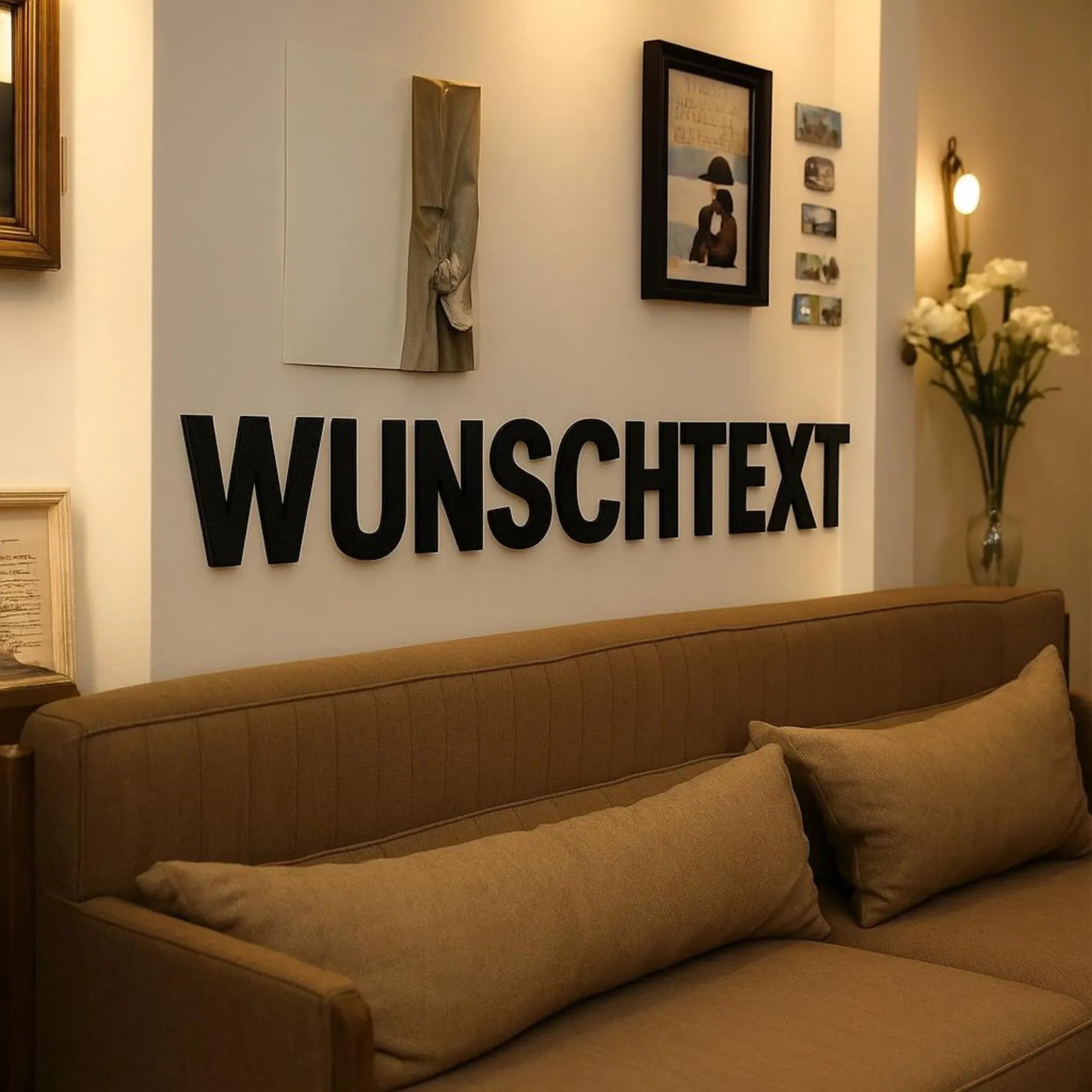 3D Wandbuchstaben personalisiert – modern, individuell &amp; einfach montiert