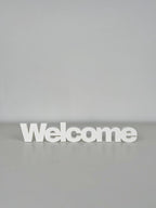3D Schriftzug "Welcome"