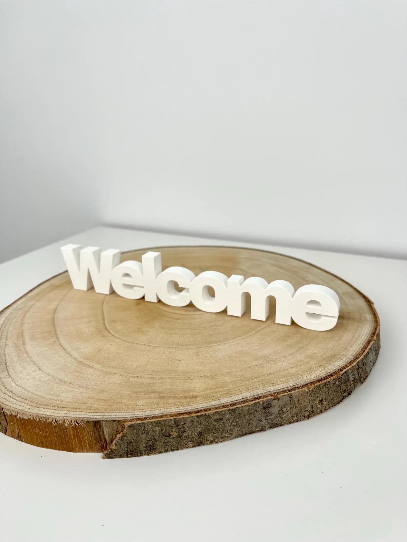 3D Schriftzug "Welcome"