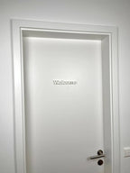 3D Schriftzug "Welcome"