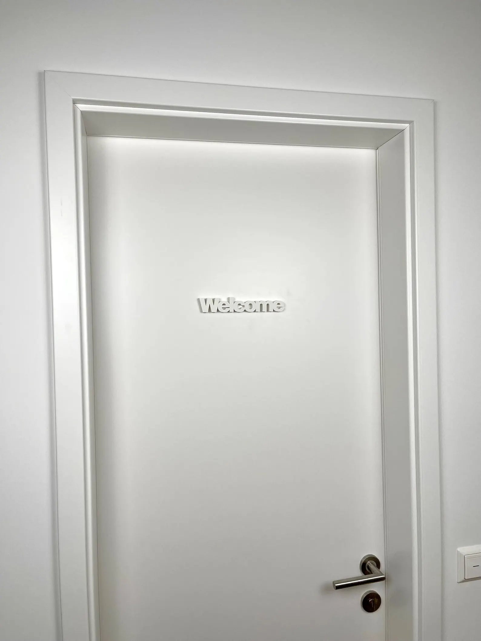 3D Schriftzug "Welcome"