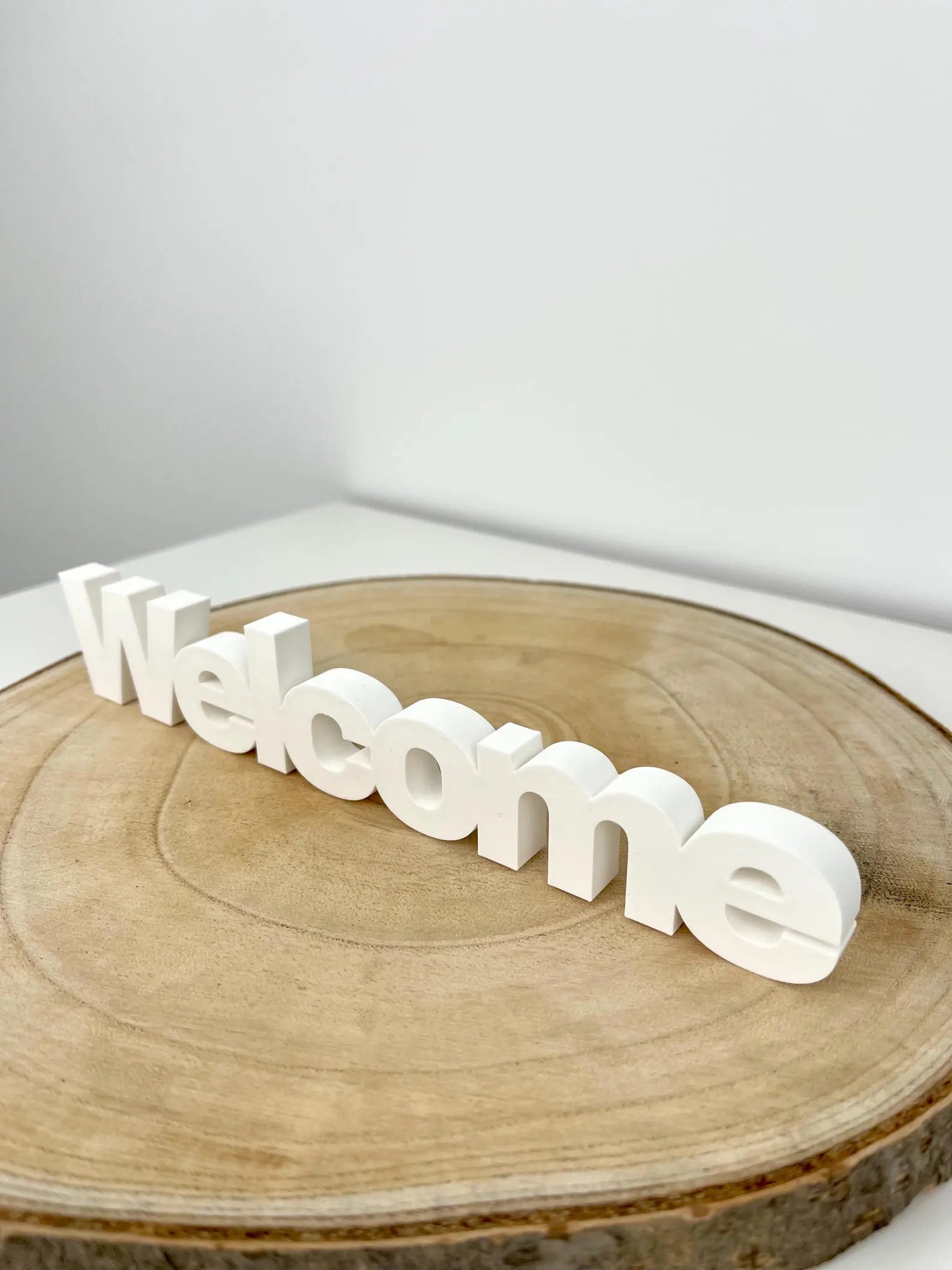 3D Schriftzug "Welcome"