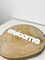 3D Schriftzug "Welcome"
