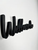 3D Wanddeko „Wellness Oase“ – entspannender Schriftzug für dein Badezimmer