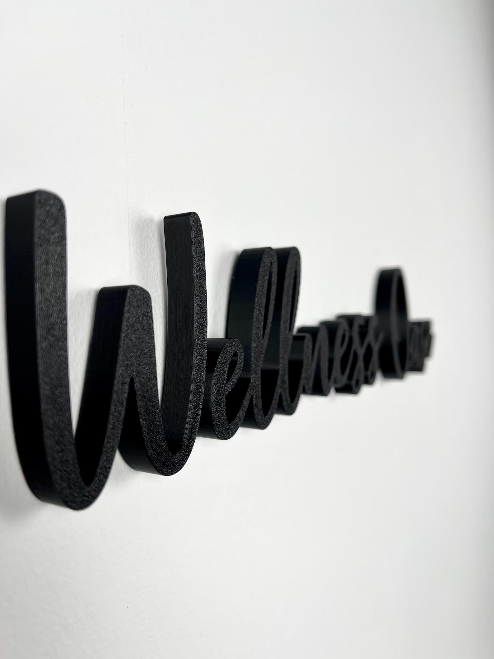 3D Wanddeko „Wellness Oase“ – entspannender Schriftzug für dein Badezimmer