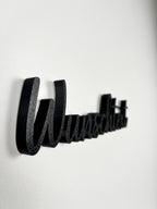 3D Wandlogo – personalisierter Schriftzug für deine Wand