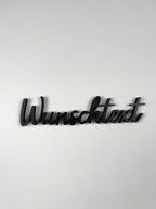3D Wandlogo – personalisierter Schriftzug für deine Wand