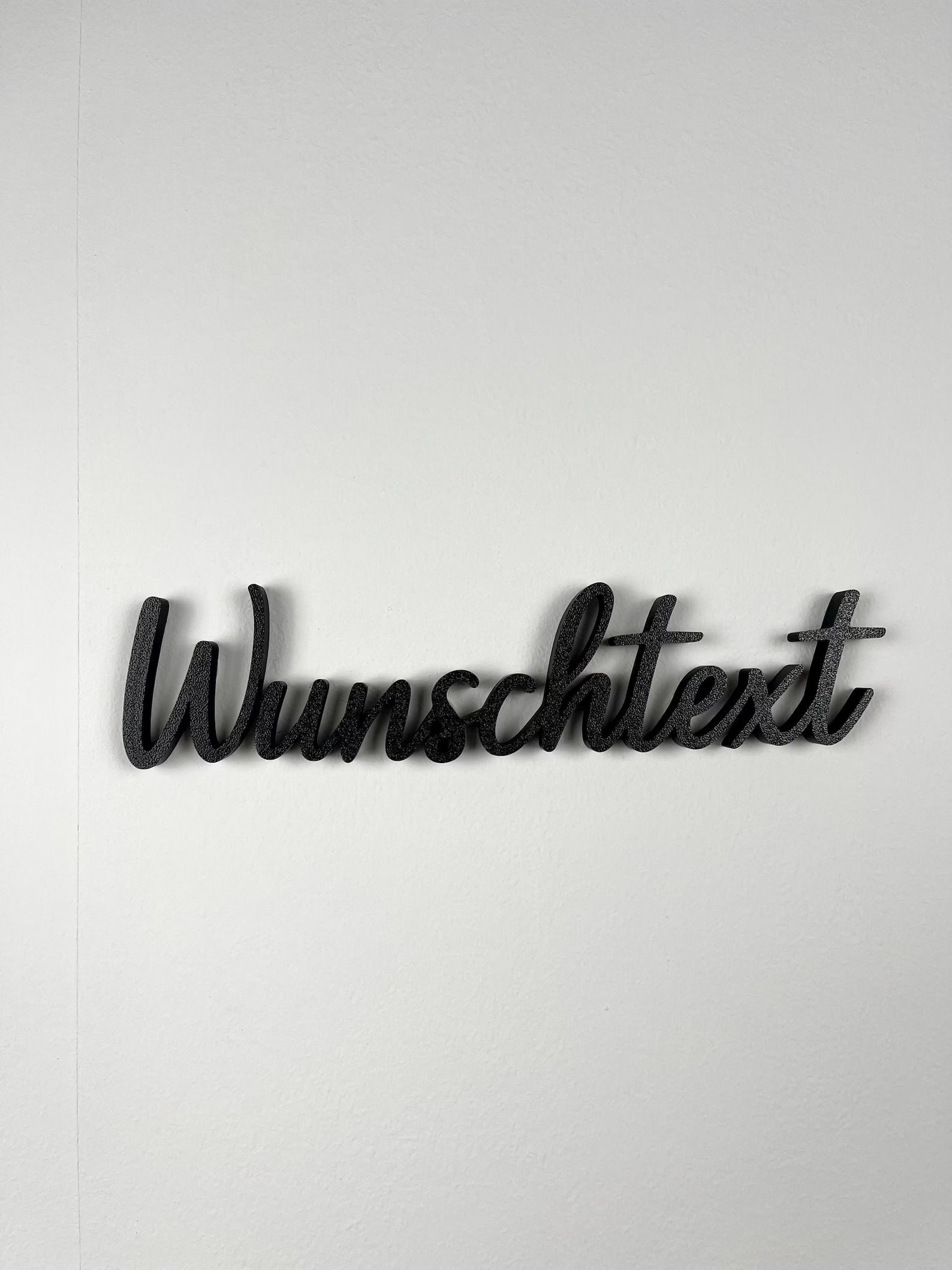 3D Wandlogo – personalisierter Schriftzug für deine Wand