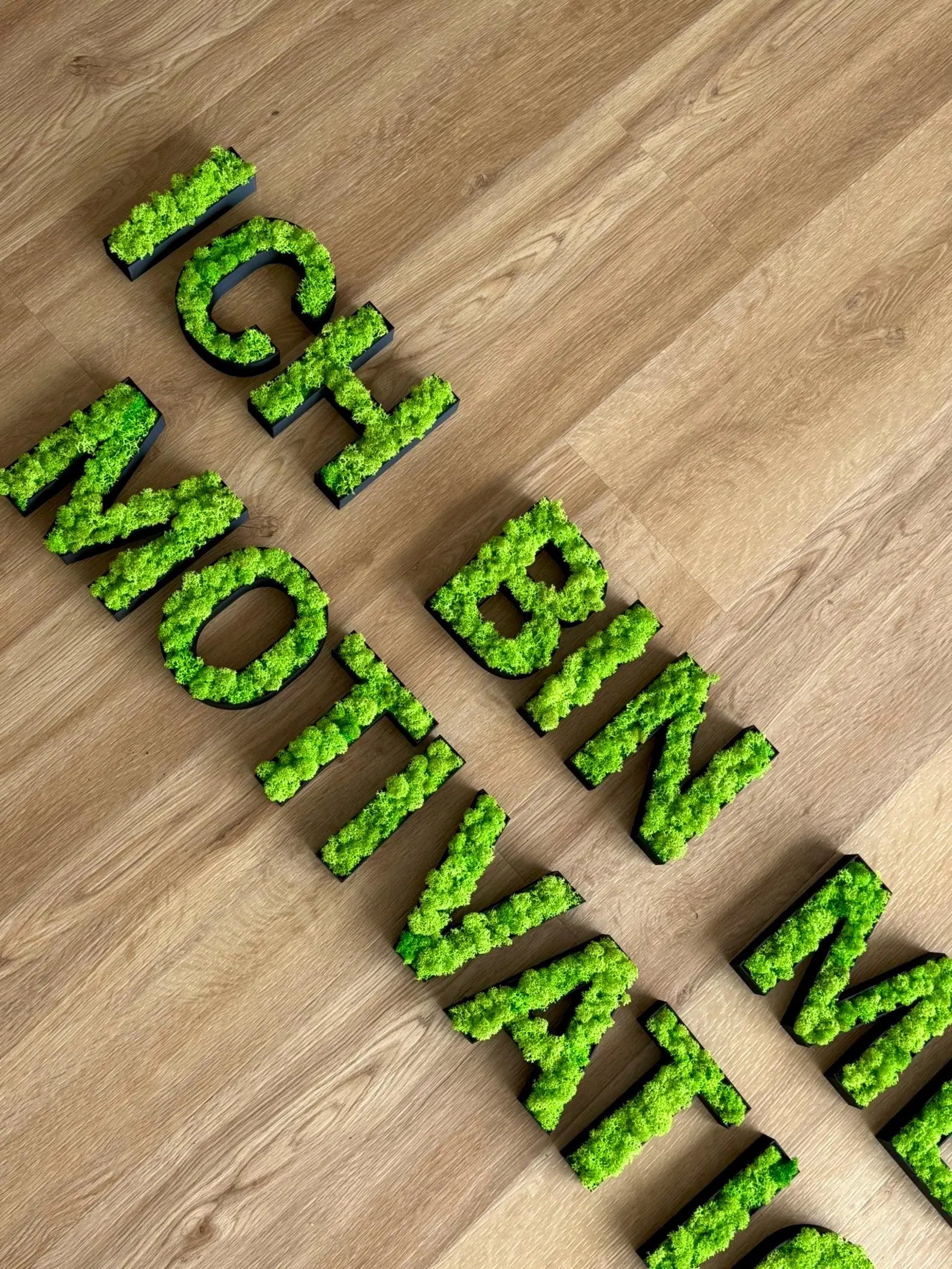 Moosbuchstaben personalisiert – natürlich, modern und ein echter Hingucker