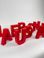 3D Buchstaben personalisiert – selbststehend &amp; individuell gestaltbar
