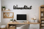 3D Wandlogo – personalisierter Schriftzug für deine Wand