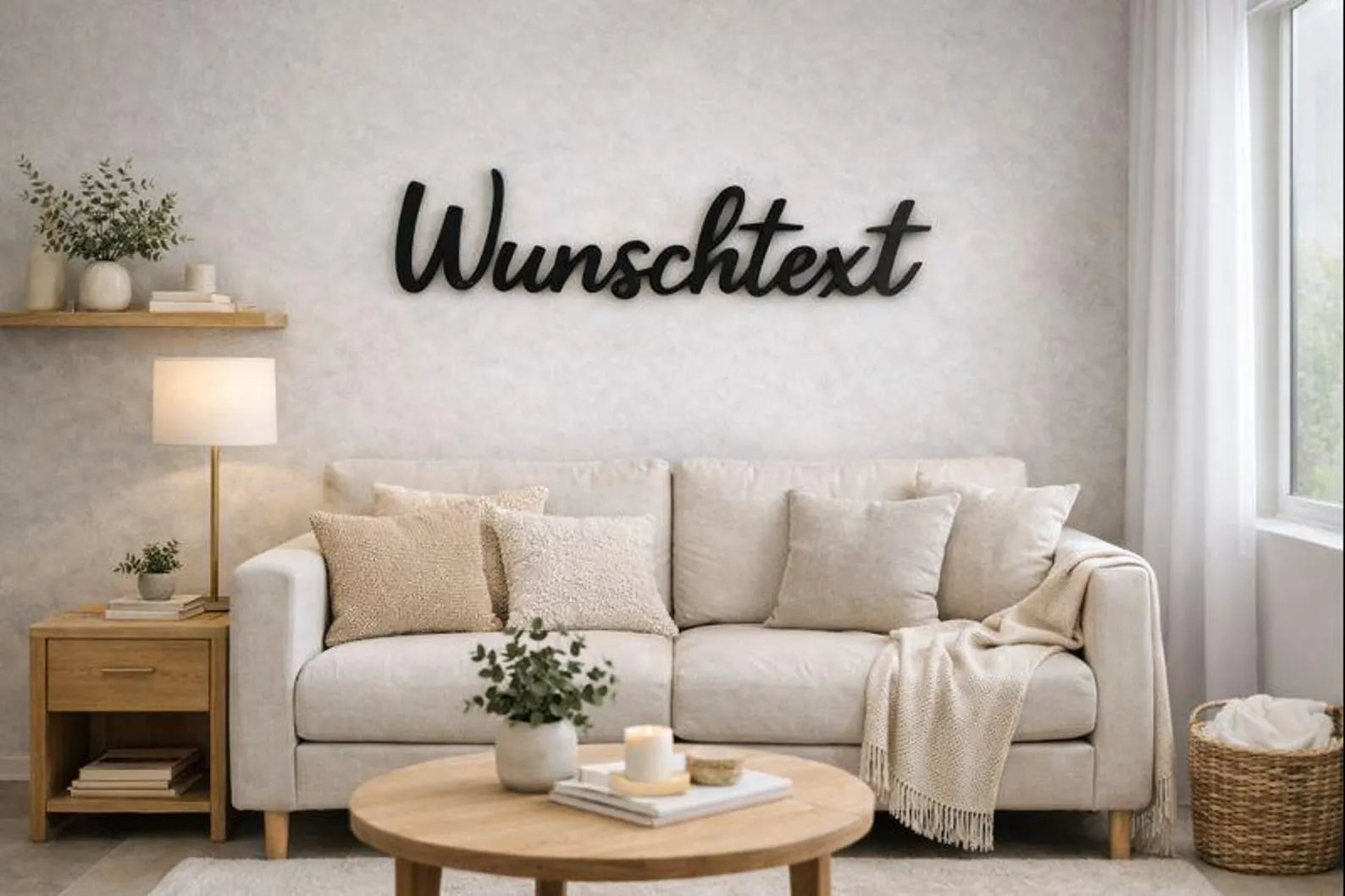 3D Wandlogo – personalisierter Schriftzug für deine Wand