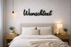 3D Wandlogo – personalisierter Schriftzug für deine Wand