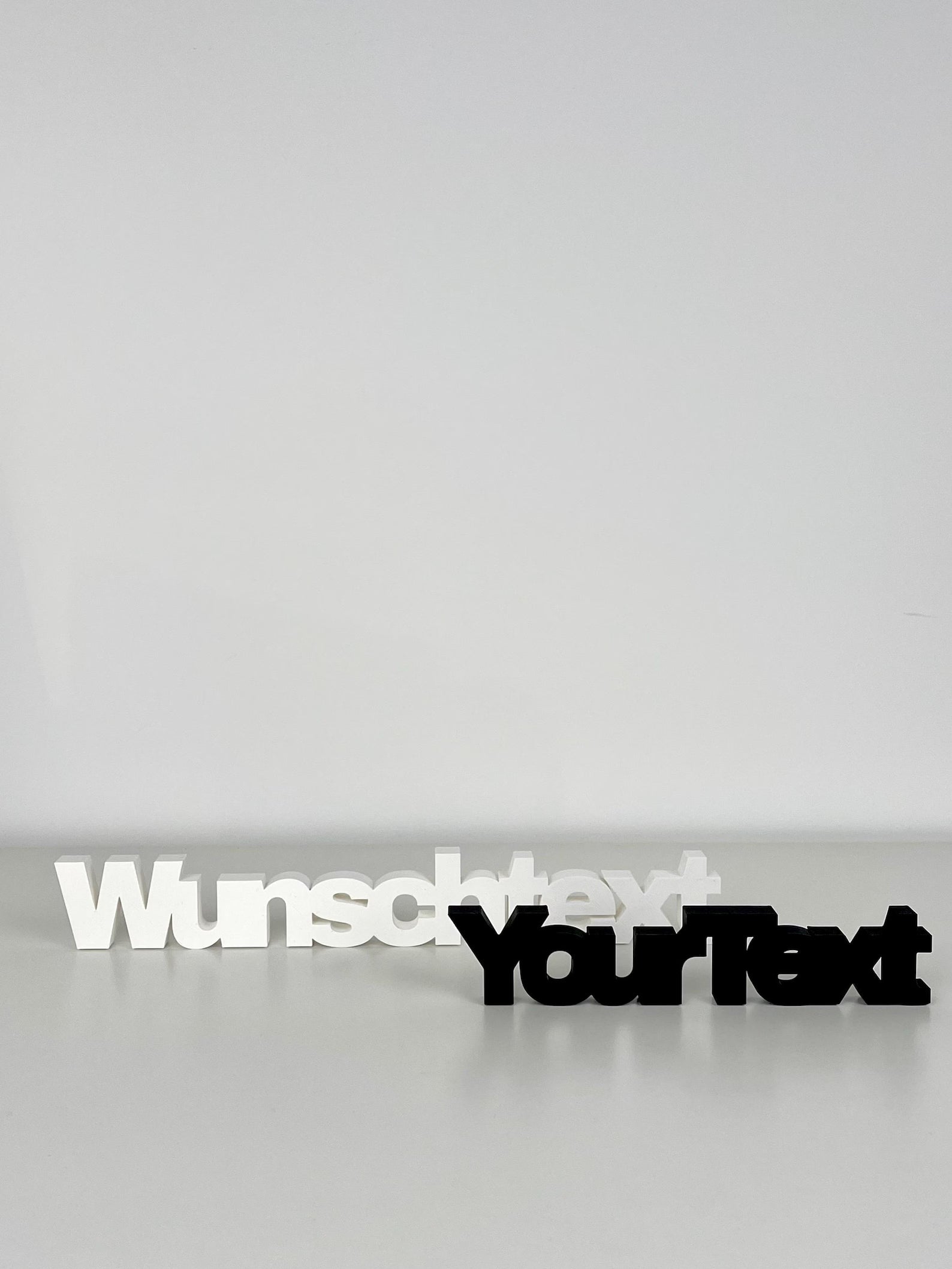 3D Schriftzug personalisiert – individuell, modern &amp; vielseitig einsetzbar