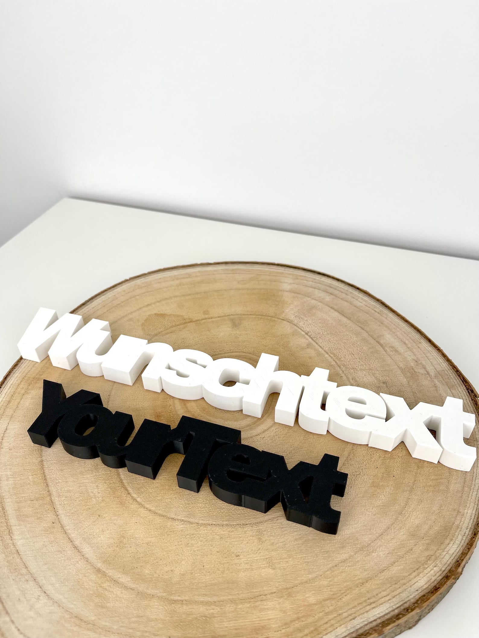 3D Schriftzug personalisiert – individuell, modern &amp; vielseitig einsetzbar