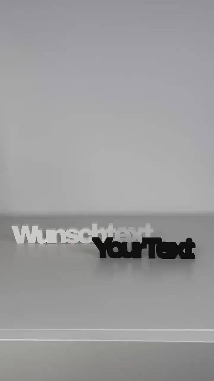 3D Schriftzug "Home"