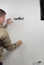 3D Wandlogo – personalisierter Schriftzug für deine Wand