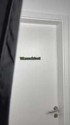 3D Schriftzug personalisiert mit Moos