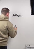 3D Wanddeko „But first Coffee“ – stylischer Schriftzug für dein Zuhause oder Café